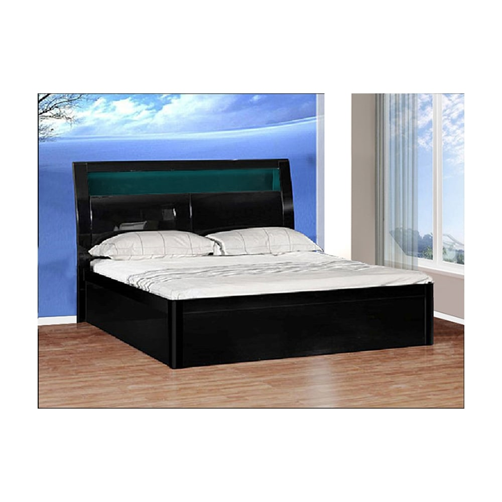 Madrid High Gloss Storage Ottoman Bedframe