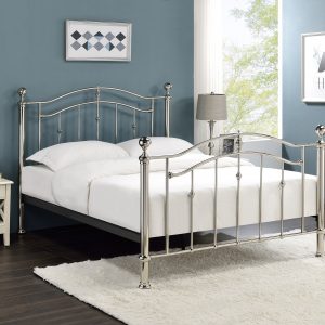 Calisto Chrome Bedframe