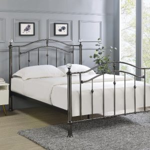Calisto Black Chrome Bedframe