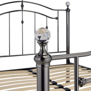 Calisto Black Chrome Bedframe - Image 5